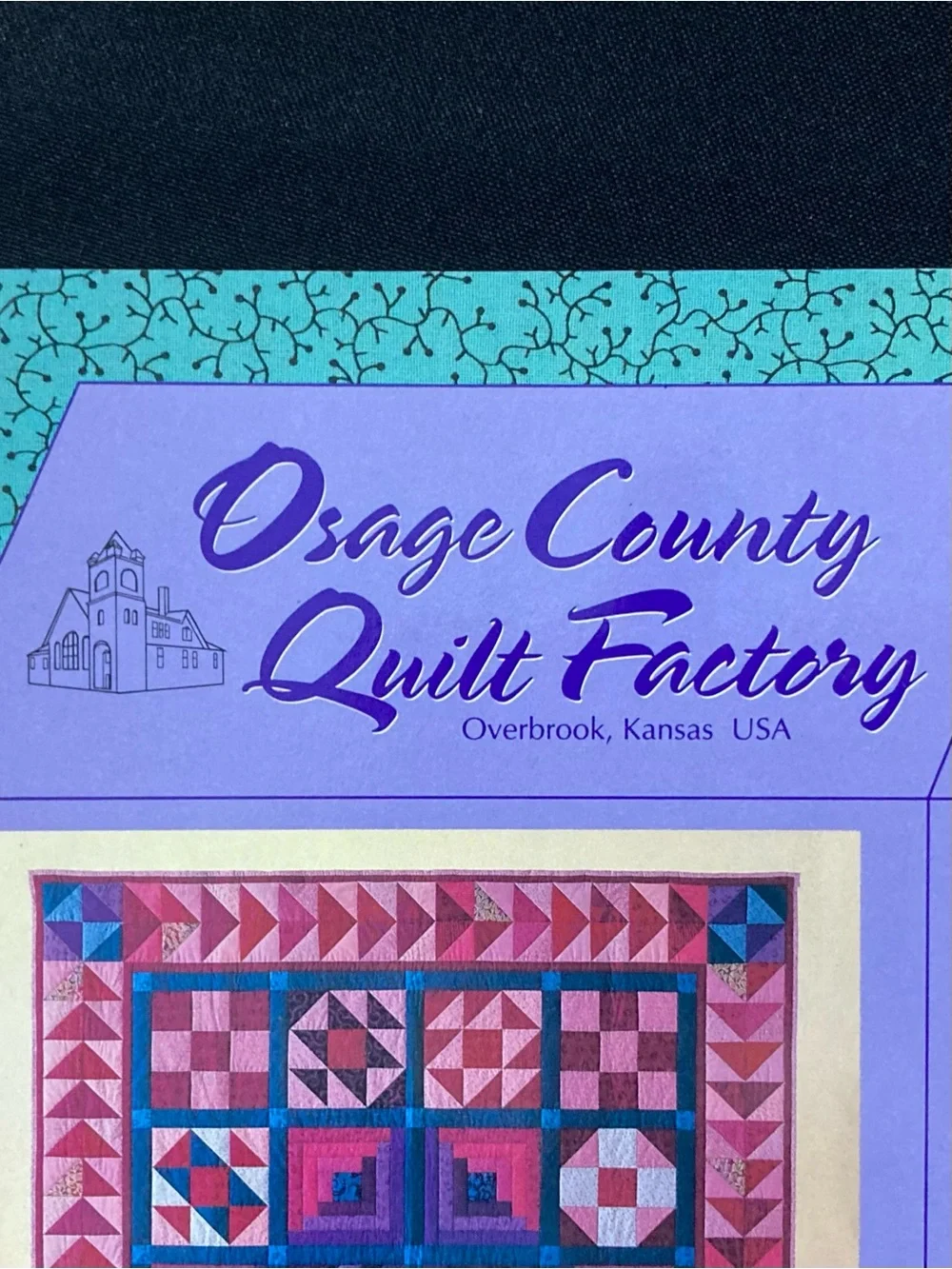 Osage County Quilt Factory by Virginia Robertson Paperback Quilt Shop Series